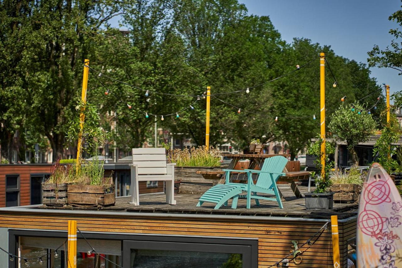 Apartament The Amsterdam Houseboat Family - De Pijp Zewnętrze zdjęcie